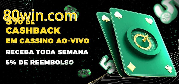Promoções do cassino ao Vivo 80win.com
